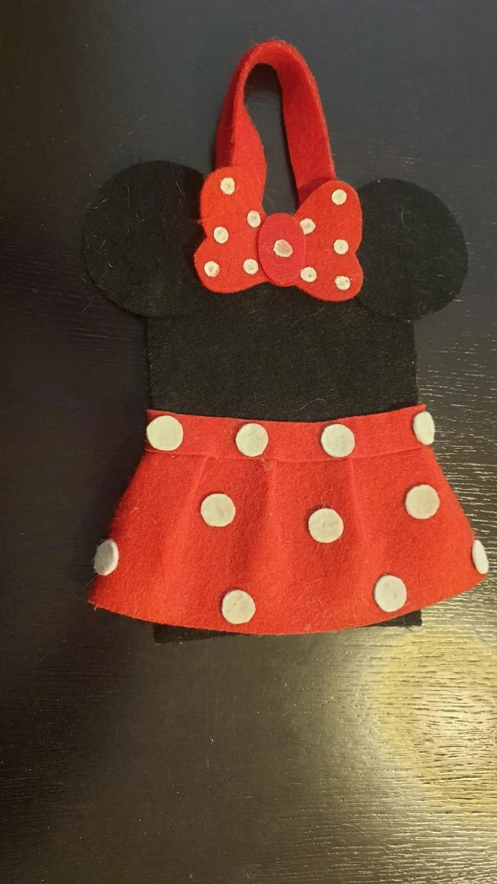 Carteira Minnie em Feltro